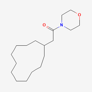 molecular formula C18H33NO2 B5882788 4-(cyclododecylacetyl)morpholine CAS No. 4389-81-5