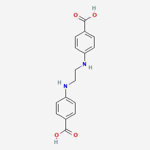 molecular formula C16H16N2O4 B588279 4,4'-(乙撑二亚胺)二苯甲酸 CAS No. 95627-01-3