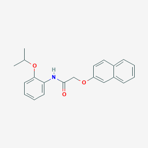 molecular formula C21H21NO3 B5882816 N-(2-isopropoxyphenyl)-2-(2-naphthyloxy)acetamide 