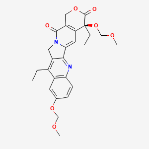 molecular formula C26H28N2O7 B588287 10,20-Di-O-methoxymethyl SN-38 CAS No. 1246820-40-5