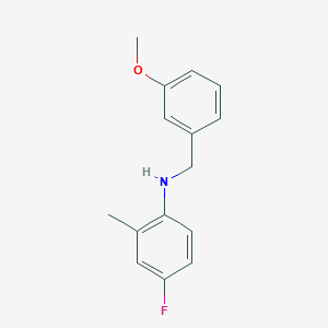 molecular formula C15H16FNO B5882889 (4-fluoro-2-methylphenyl)(3-methoxybenzyl)amine 
