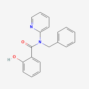 molecular formula C19H16N2O2 B5882945 N-benzyl-2-hydroxy-N-2-pyridinylbenzamide 