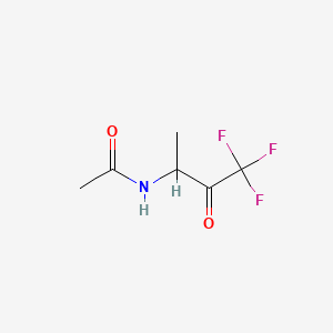 N-(4,4,4-Trifluoro-3-oxo-2-butanyl)acetamide