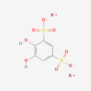 molecular formula C6H6K2O8S2 B588299 4,5-Dihydroxy-1,3-benzene disulfonic acid, potassium salt CAS No. 156245-29-3