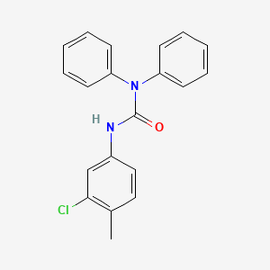 N'-(3-chloro-4-methylphenyl)-N,N-diphenylurea