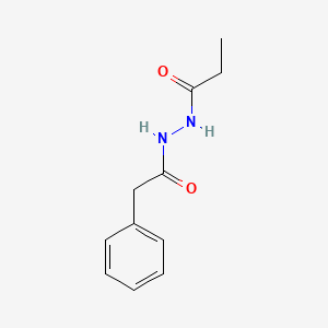 molecular formula C11H14N2O2 B5883147 N'-(2-phenylacetyl)propanohydrazide 