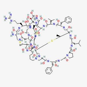 molecular formula C86H127N25O25S3 B588316 Duramycin B CAS No. 132246-31-2