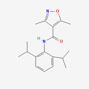 molecular formula C18H24N2O2 B5883165 N-(2,6-diisopropylphenyl)-3,5-dimethyl-4-isoxazolecarboxamide 
