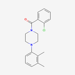 molecular formula C19H21ClN2O B5883188 1-(2-chlorobenzoyl)-4-(2,3-dimethylphenyl)piperazine 