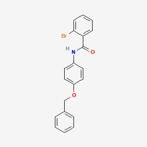 molecular formula C20H16BrNO2 B5883222 N-[4-(benzyloxy)phenyl]-2-bromobenzamide 