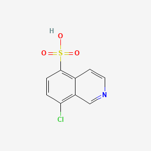 molecular formula C9H6ClNO3S B588328 8-Chloro-5-isoquinolinesulfonic Acid CAS No. 1246816-17-0