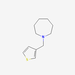 molecular formula C11H17NS B5883313 1-(3-thienylmethyl)azepane 