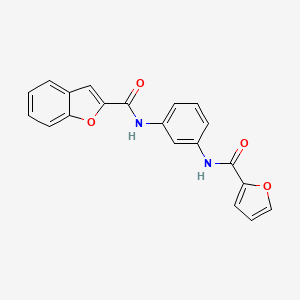 N-[3-(2-furoylamino)phenyl]-1-benzofuran-2-carboxamide