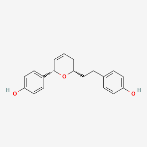 (3S,7S)-5,6-Dehydro-4/'/'-de-O-methylcentrolobine