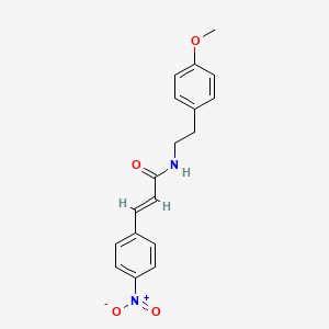 N-[2-(4-methoxyphenyl)ethyl]-3-(4-nitrophenyl)acrylamide