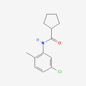 molecular formula C13H16ClNO B5883376 N-(5-chloro-2-methylphenyl)cyclopentanecarboxamide 