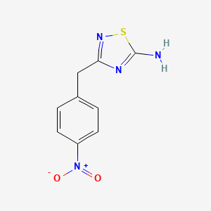 molecular formula C9H8N4O2S B5883387 3-(4-nitrobenzyl)-1,2,4-thiadiazol-5-amine 