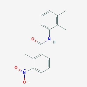 molecular formula C16H16N2O3 B5883470 N-(2,3-dimethylphenyl)-2-methyl-3-nitrobenzamide 