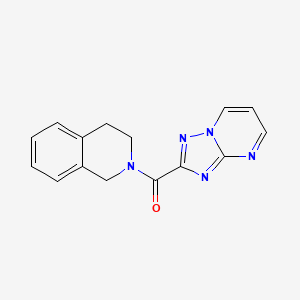 2-([1,2,4]triazolo[1,5-a]pyrimidin-2-ylcarbonyl)-1,2,3,4-tetrahydroisoquinoline