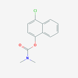 molecular formula C13H12ClNO2 B5883603 4-chloro-1-naphthyl dimethylcarbamate 