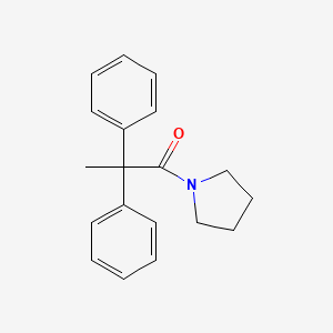 1-(2,2-diphenylpropanoyl)pyrrolidine