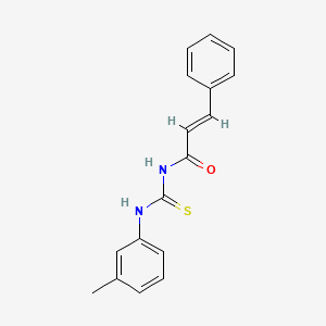 molecular formula C17H16N2OS B5883631 N-{[(3-methylphenyl)amino]carbonothioyl}-3-phenylacrylamide 