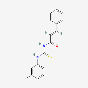 molecular formula C17H16N2OS B5883631 (2E)-N-[(3-methylphenyl)carbamothioyl]-3-phenylprop-2-enamide 