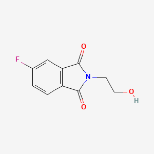 molecular formula C10H8FNO3 B5883638 5-fluoro-2-(2-hydroxyethyl)-1H-isoindole-1,3(2H)-dione 