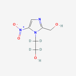 molecular formula C6H9N3O4 B588367 Hydroxy Metronidazole-d4 CAS No. 1215071-08-1