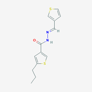 molecular formula C13H14N2OS2 B5883705 5-propyl-N'-(3-thienylmethylene)-3-thiophenecarbohydrazide 