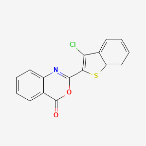molecular formula C16H8ClNO2S B5883713 2-(3-chloro-1-benzothien-2-yl)-4H-3,1-benzoxazin-4-one 