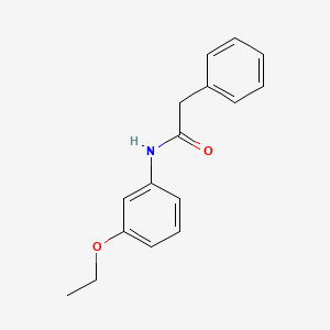 molecular formula C16H17NO2 B5883718 N-(3-ethoxyphenyl)-2-phenylacetamide CAS No. 16053-34-2