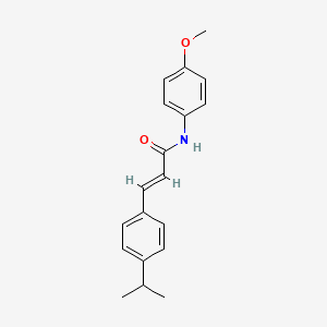 3-(4-isopropylphenyl)-N-(4-methoxyphenyl)acrylamide