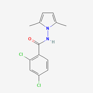 molecular formula C13H12Cl2N2O B5883747 2,4-dichloro-N-(2,5-dimethyl-1H-pyrrol-1-yl)benzamide 