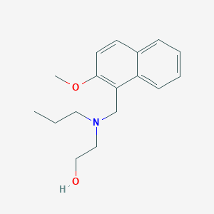molecular formula C17H23NO2 B5883840 2-[[(2-methoxy-1-naphthyl)methyl](propyl)amino]ethanol 
