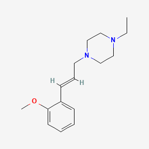 1-ethyl-4-[3-(2-methoxyphenyl)-2-propen-1-yl]piperazine