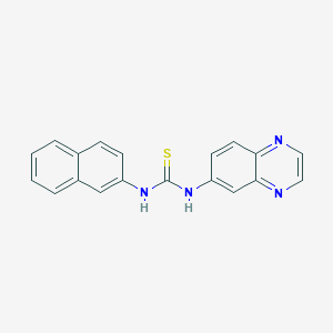 1-Naphthalen-2-yl-3-quinoxalin-6-ylthiourea