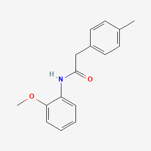 molecular formula C16H17NO2 B5883900 N-(2-methoxyphenyl)-2-(4-methylphenyl)acetamide 