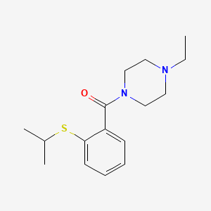 1-ethyl-4-[2-(isopropylthio)benzoyl]piperazine