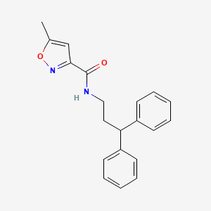 molecular formula C20H20N2O2 B5883928 N-(3,3-diphenylpropyl)-5-methyl-3-isoxazolecarboxamide 
