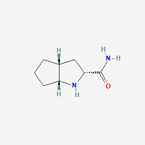(2R,3AR,6aR)-octahydrocyclopenta[b]pyrrole-2-carboxamide