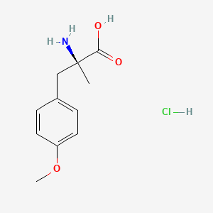 molecular formula C11H16ClNO3 B588400 O,α-二甲基-L-酪氨酸盐酸盐 CAS No. 35026-10-9