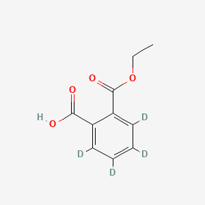 molecular formula C10H10O4 B588407 邻苯二甲酸单乙酯-d4 CAS No. 1219806-03-7