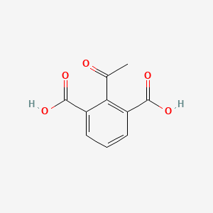 molecular formula C10H8O5 B5884133 2-acetylisophthalic acid 