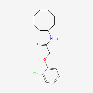 molecular formula C16H22ClNO2 B5884215 2-(2-chlorophenoxy)-N-cyclooctylacetamide 