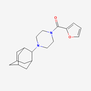 molecular formula C19H26N2O2 B5884242 1-(2-adamantyl)-4-(2-furoyl)piperazine 