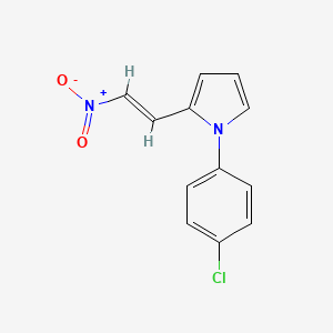 1-(4-chlorophenyl)-2-(2-nitrovinyl)-1H-pyrrole