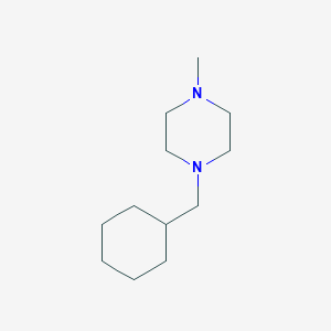molecular formula C12H24N2 B5884359 1-(cyclohexylmethyl)-4-methylpiperazine 
