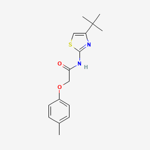 N-(4-tert-butyl-1,3-thiazol-2-yl)-2-(4-methylphenoxy)acetamide