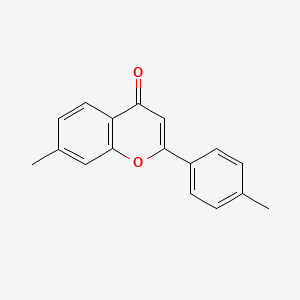 molecular formula C17H14O2 B5884376 7-甲基-2-(4-甲苯基)-4H-色满-4-酮 